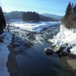 庄川本流一色川合流点