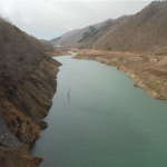 御母衣ダム岩瀬橋上流